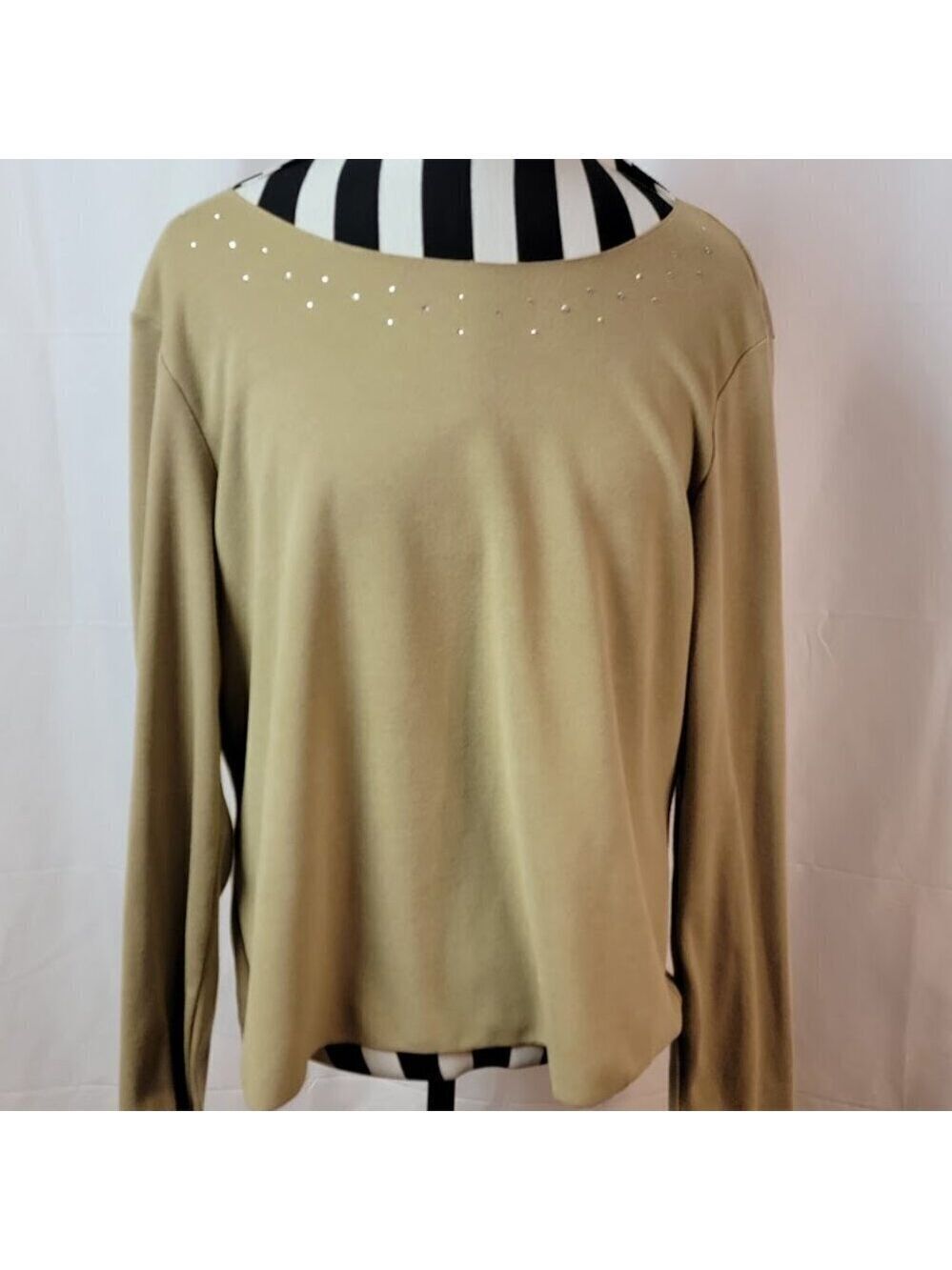 Liz Claiborne Crazy Horse Embellished Sweater - Size XL